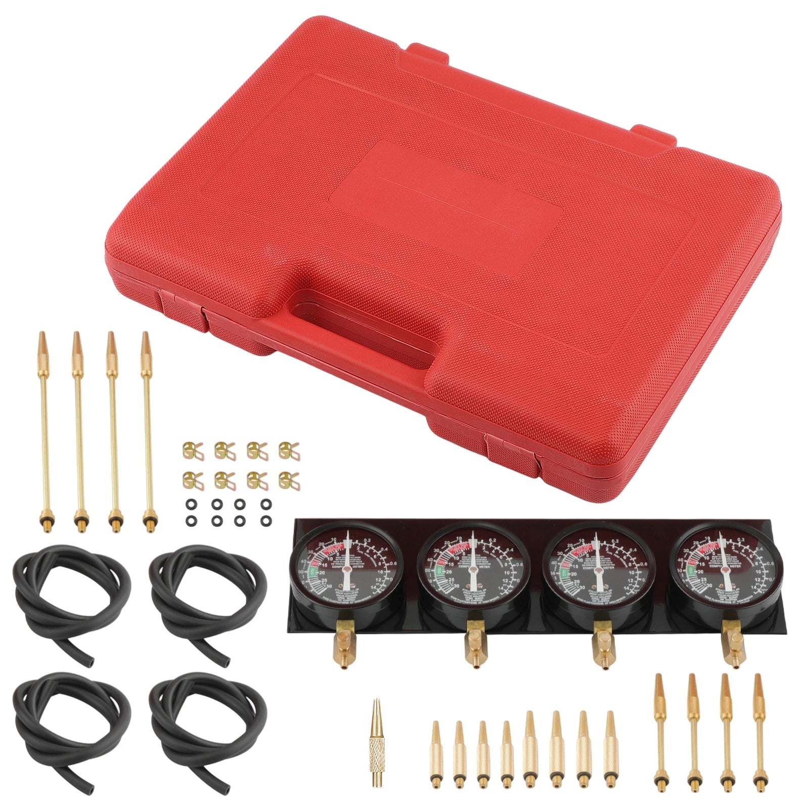 Fuel Vacuum Carburetor Synchronizer Gauge Adjustment Tool Set for