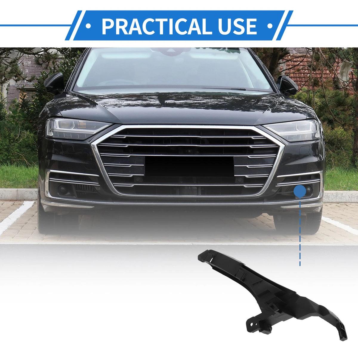 Front Left Bumper Retainer Bracket Replacement for Honda CR-V (2007–2009)