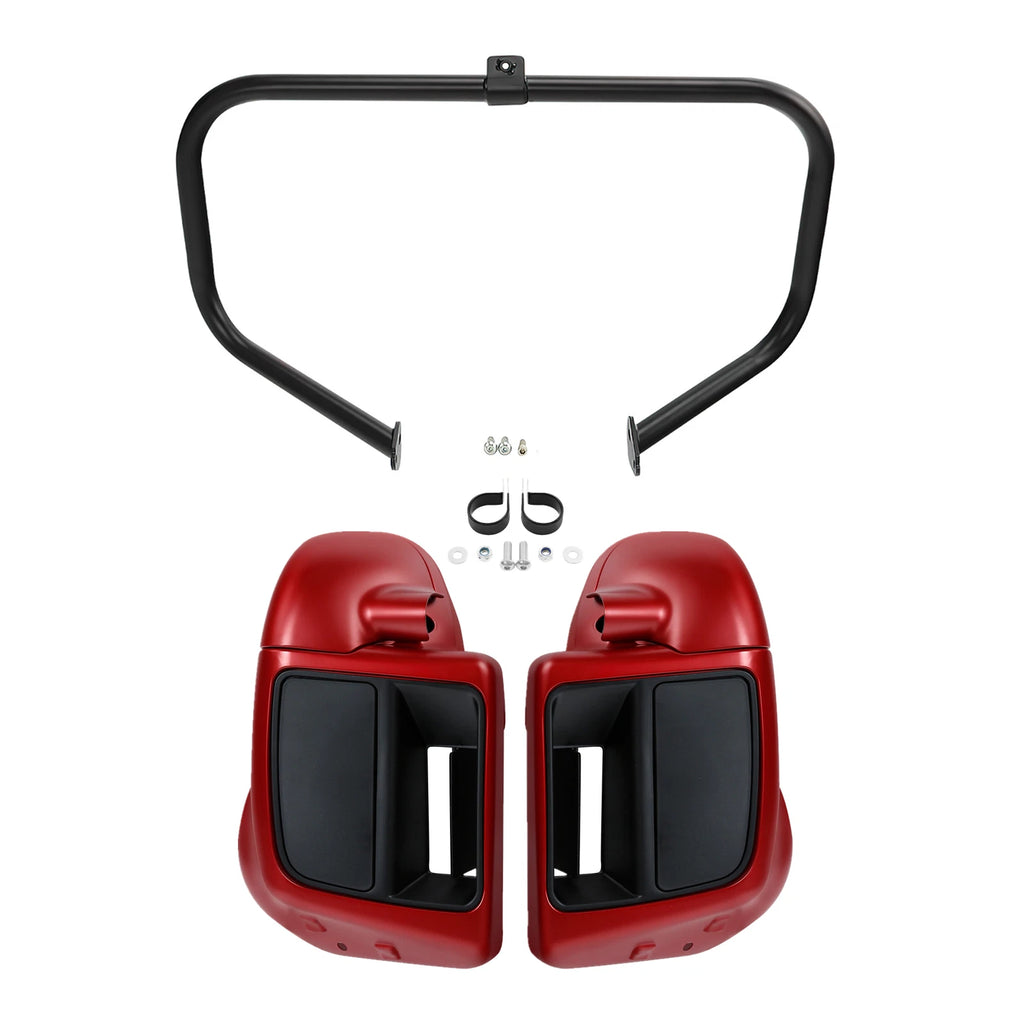 Lower Vented Fairing Engine Guard Bar for Harley Touring (2014–2024)