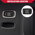 Carbon Fiber Engine Start Stop Button Cover for Volvo S60 (2011–2019)