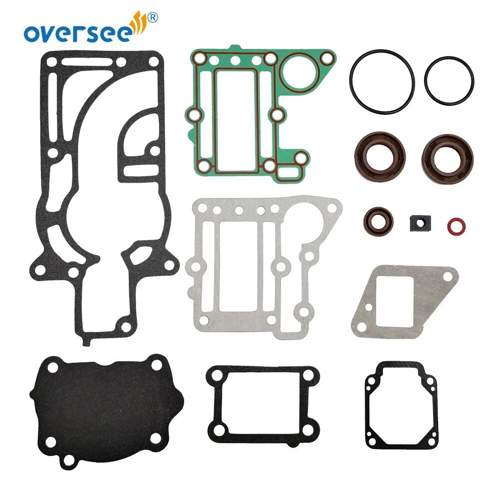 Power Head Gasket Kit for Yamaha 2T 4HP 4AC Outboard (6E0-W0001-A4, 6E0-W0001-03-0)
