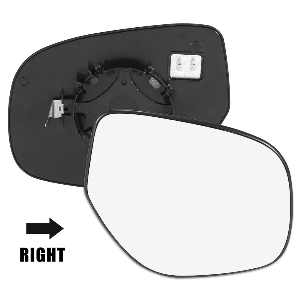 Right Side Heated Mirror Glass with Backing Plate for Mitsubishi Outlander (2014–2023)
