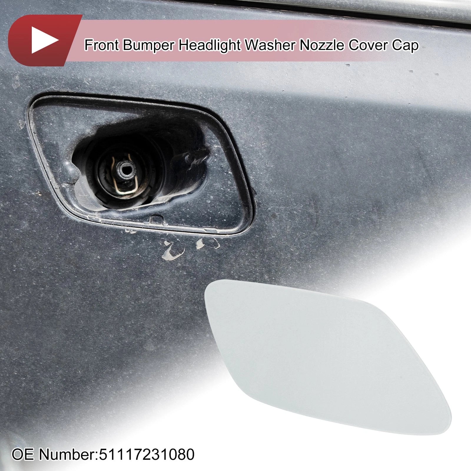 Bumper Trim Nozzle Cover OEM Replacement for BMW Z4 (2009–2016)