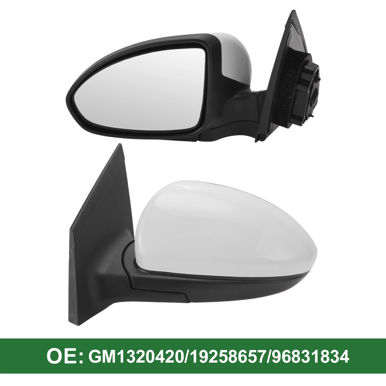 Left Driver Side Door Mirror 3 Pin Replacement for Chevrolet Cruze (2011–2015)