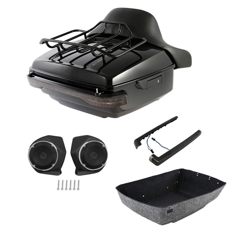 LED Backrest Rack Speaker for Harley CVO Street Glide (2014–2026)