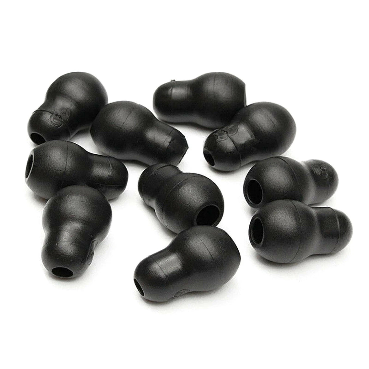 10Pcs Silicone Black Soft Eartips for Littmann Stethoscope (D)