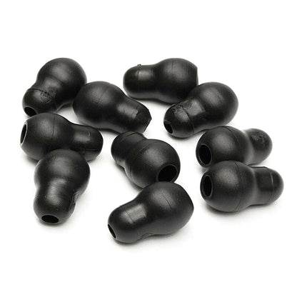 10Pcs Silicone Black Soft Eartips for Littmann Stethoscope (D)