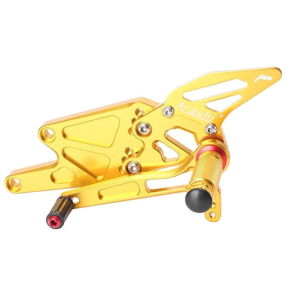Adjustable Footrest Back Set for Yamaha MT-03 MT-25 (2015–2017) Gold