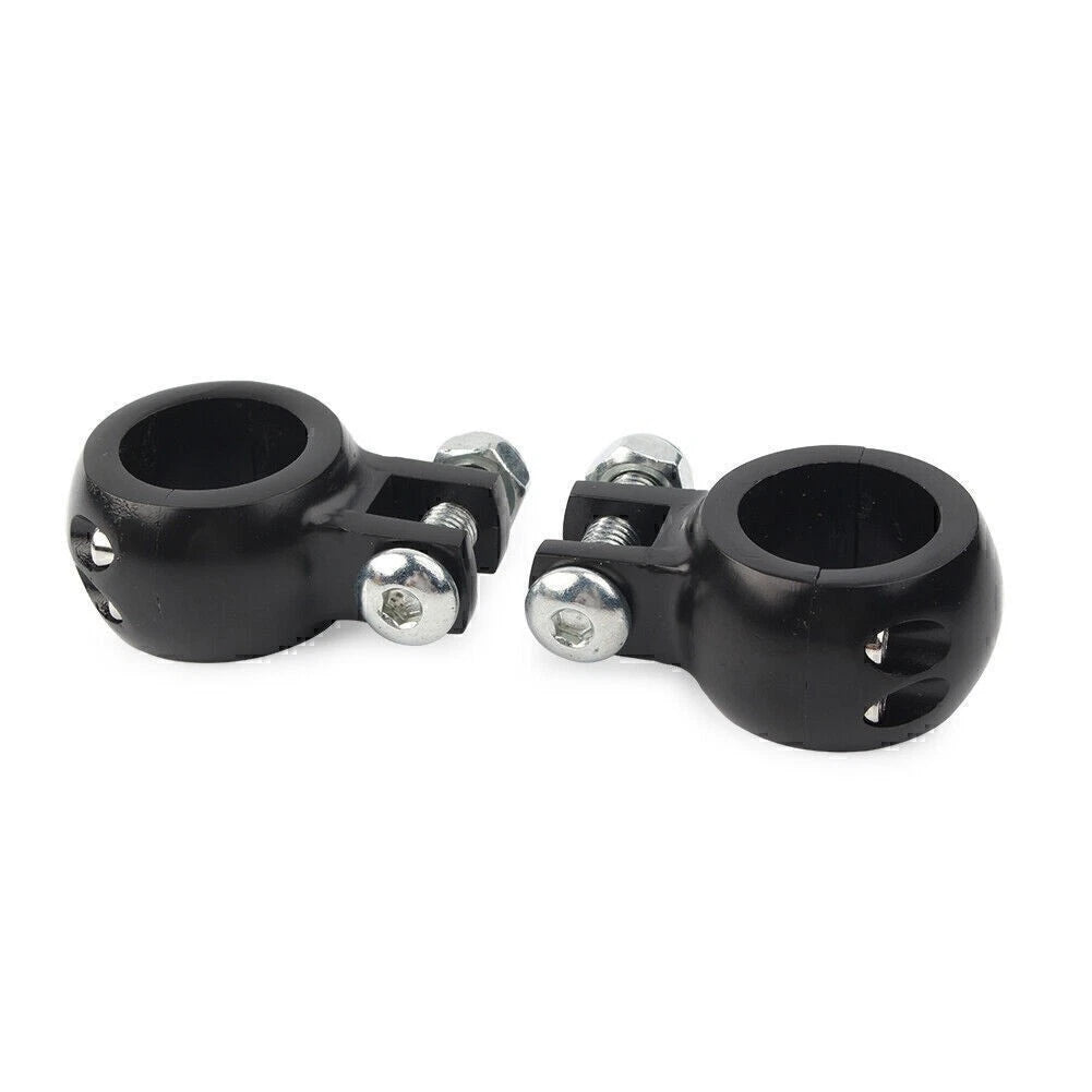 1-1/4" Engine Crash Bar Highway Foot Peg Mount Bracket for Harley Universal