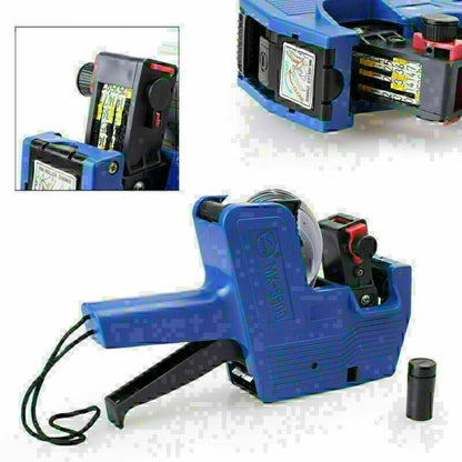 MX-5500 EOS 8 Digits Price Tag Gun Labeler Labeller Including Ink Roller Machine