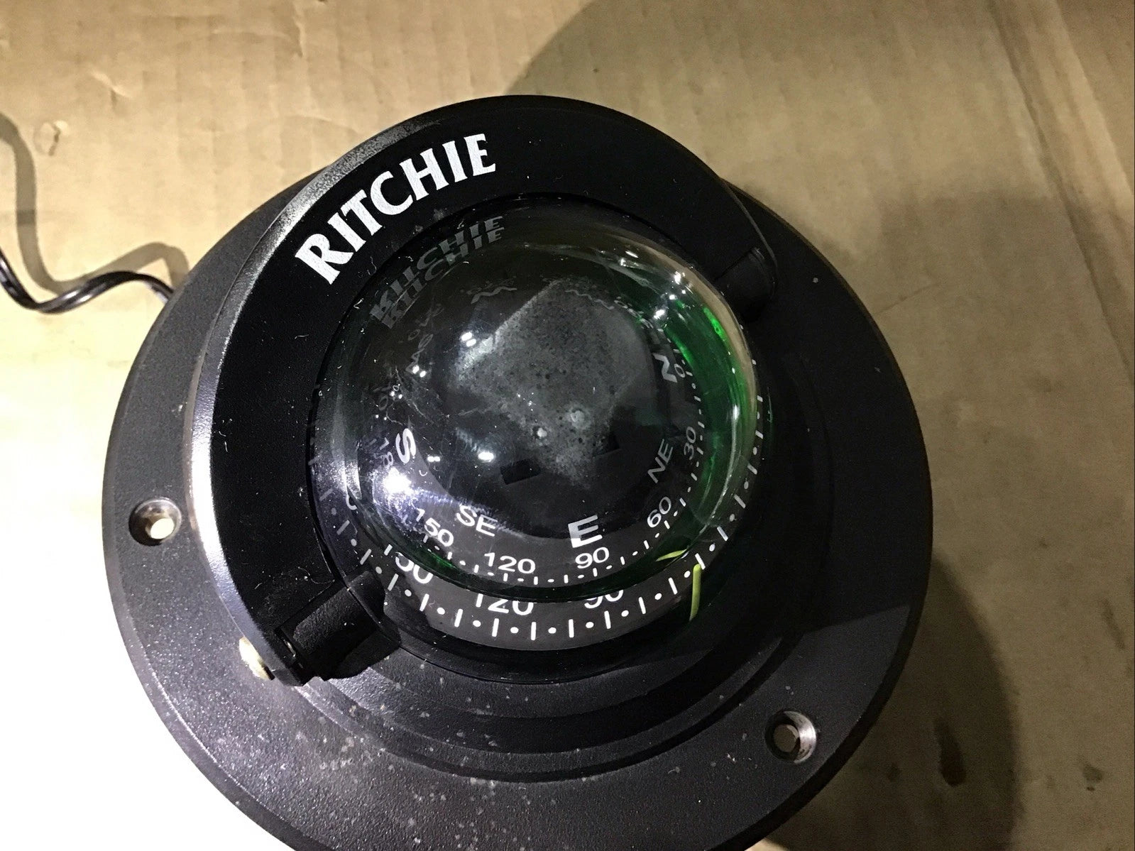 Ritchie Explorer Compass Flush Mount Black F-50 (Open Box)