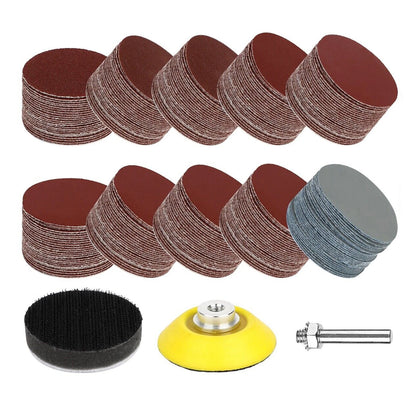 Sanding Disc Hook Loop Kit for Universal Use (303 Pcs)