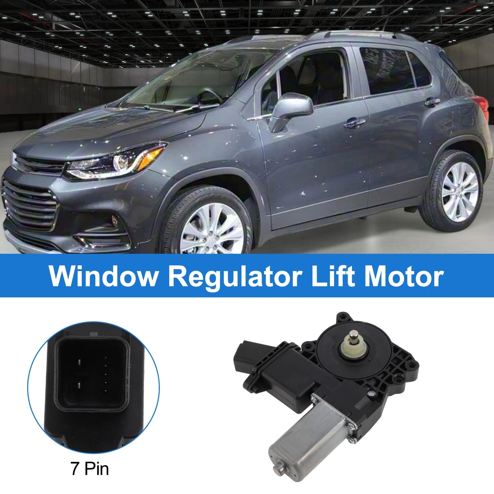 Power Window Regulator Lift Motor Front Left for Chevy Trax (2013–2017)