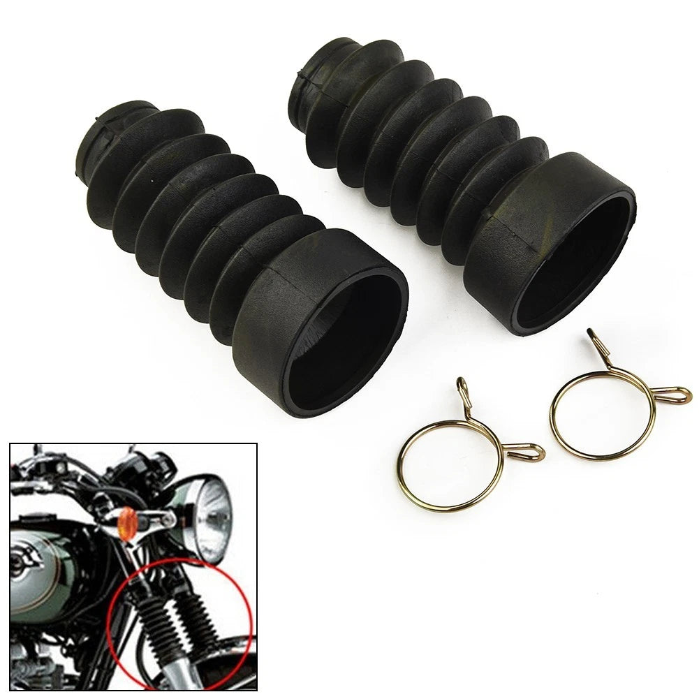 1 Pair Front Fork Rubber Gaiters for