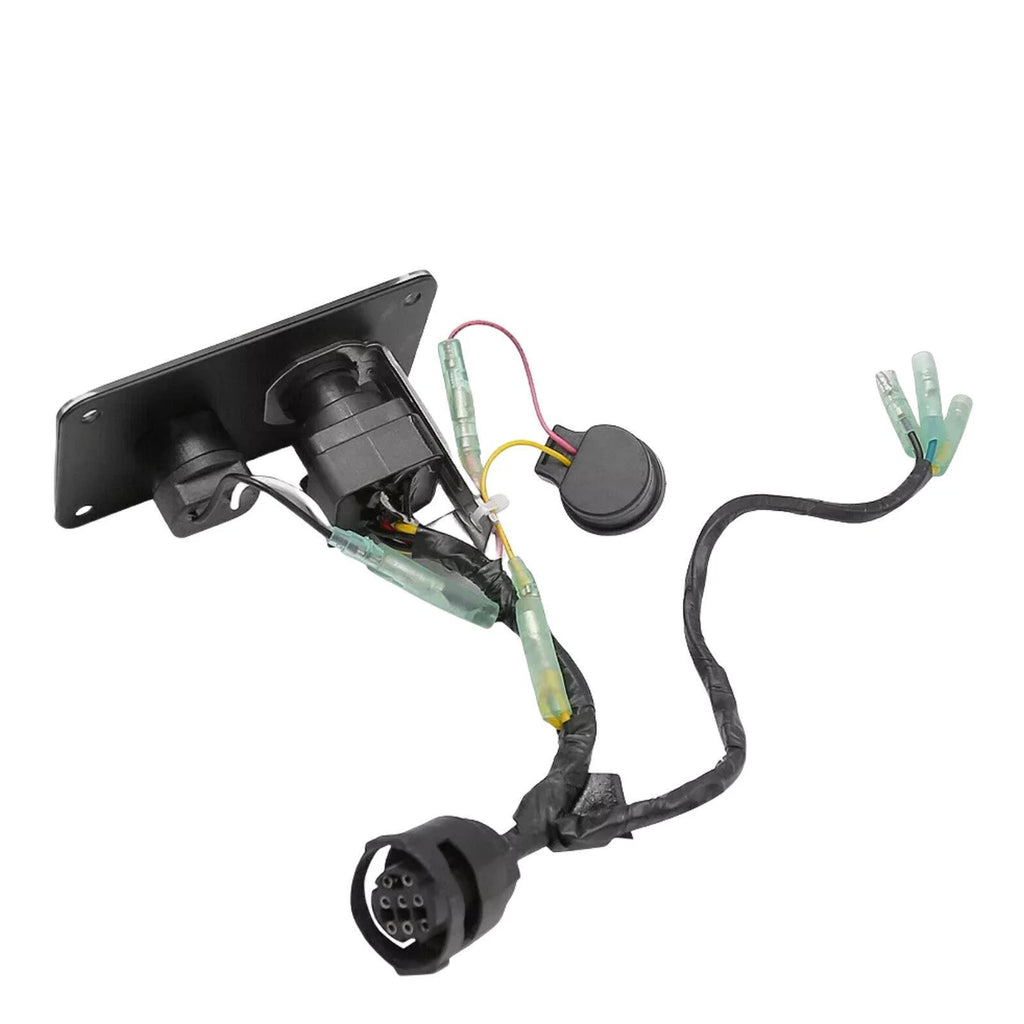 Outboard Single Engine Key Switch Panel & Lanyard for Yamaha (704-82570-12-00)