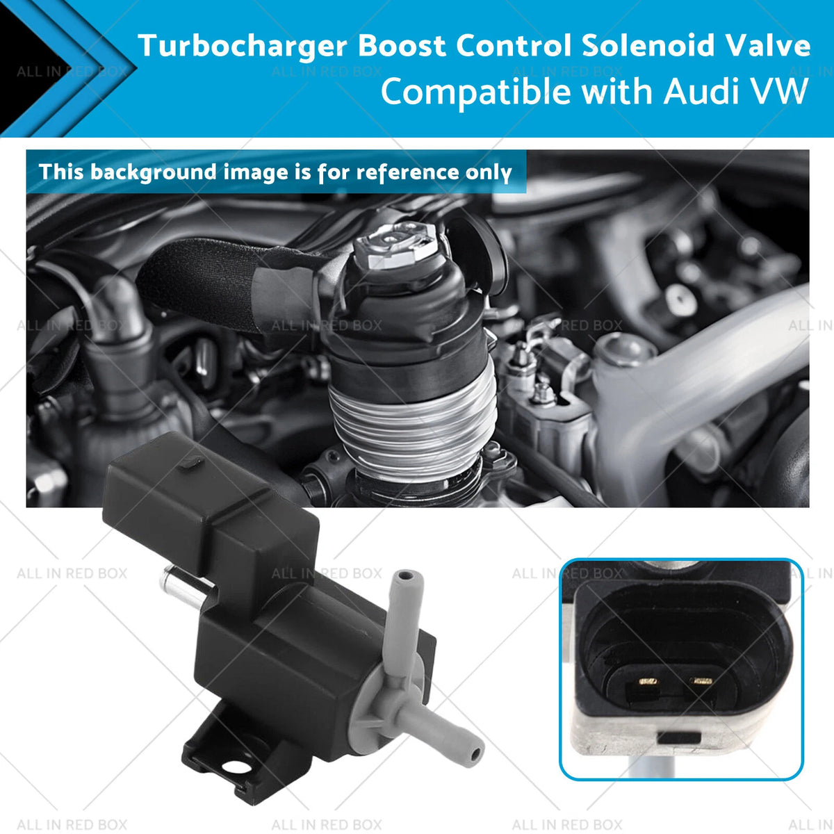 Turbocharger Boost Control Solenoid Valve for Audi VW (2006–2016) 06F906283F