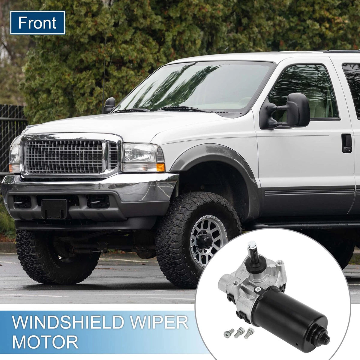 Front Windshield Wiper Motor for Ford E-150 E-250 E-350 (1995–1996) No.F4SZ17508A
