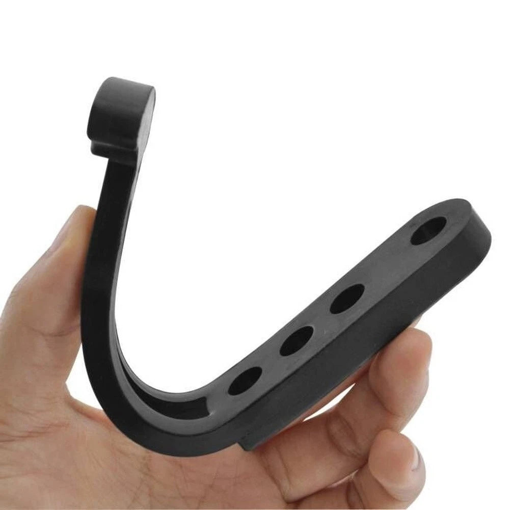 Rubber Strap for Telescoping Ladder - 7 Inch, 4 Hole, Black