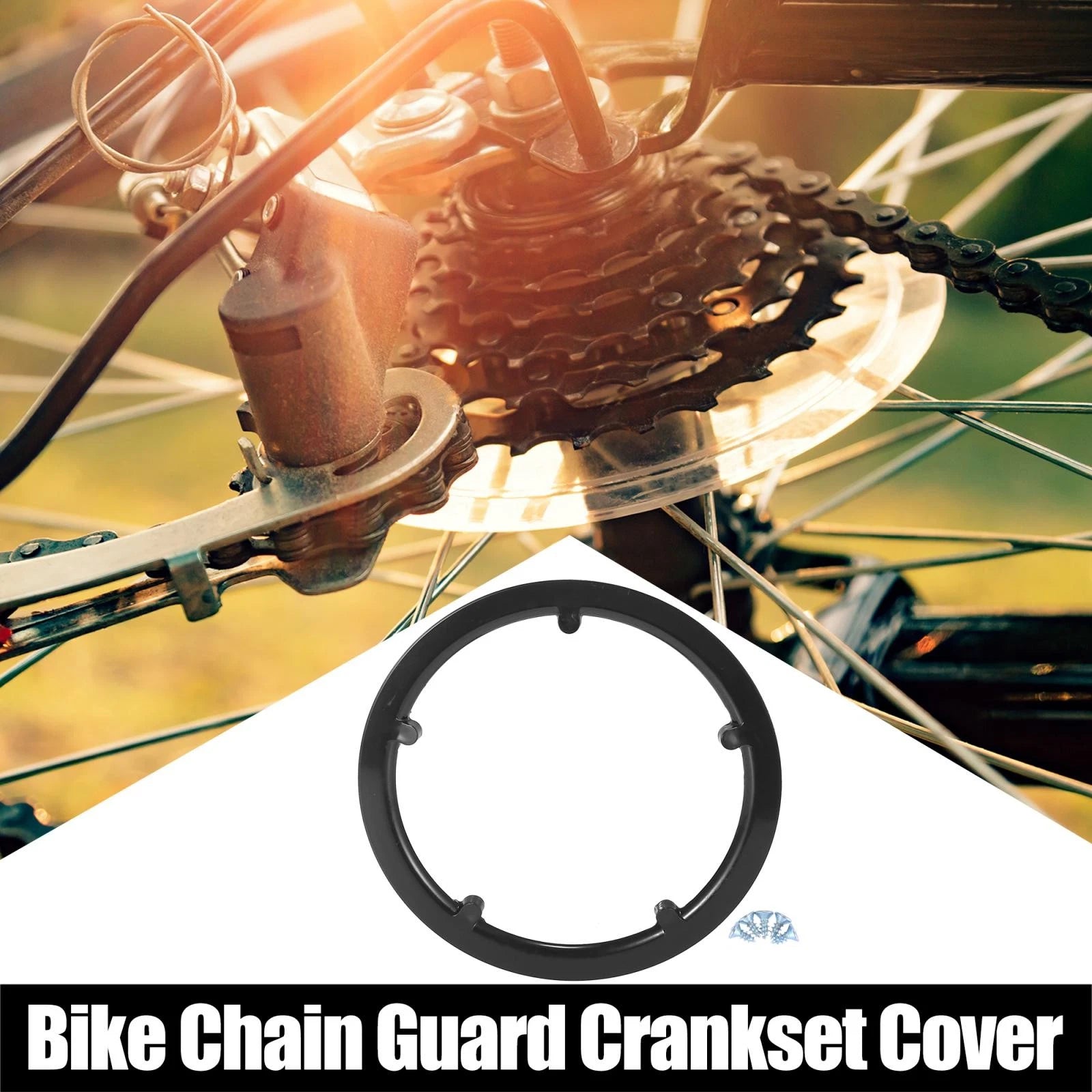 Bicycle Crankset Chain Wheel Cover Protector for 52 Teeth 5 Holes (2005–2015)