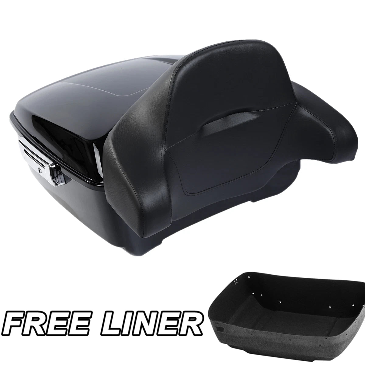 Trunk Backrest Pad for Harley Touring Electra Road Glide King (2014–2018)