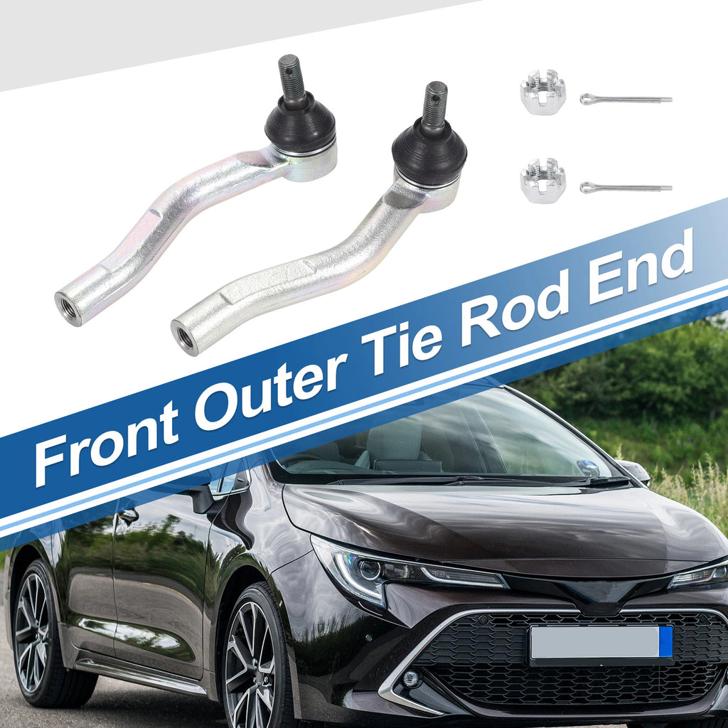 2X Front Outer Tie Rod Ends for Toyota Echo (2000–2005) No. 4504659026