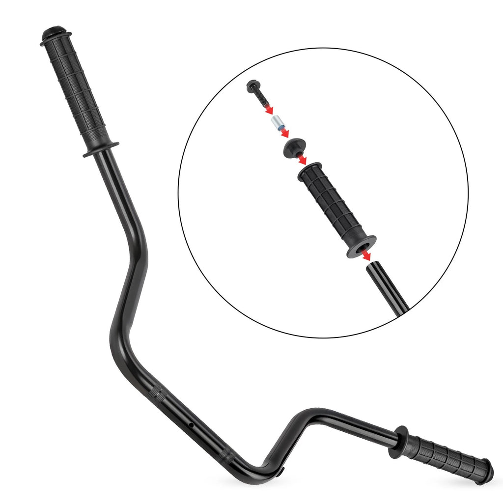 Handlebar & Grip w/ Bar End for Honda Foreman 450 TRX450ES/S/FE/FM (1998–2001)
