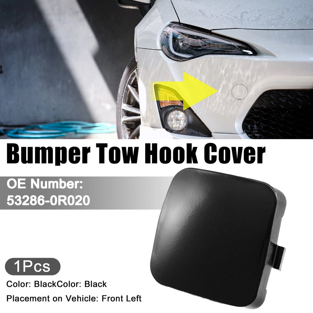 Front Left Bumper Towing Tow Hook Cover Cap Replacement for Toyota RAV4 (2019–2021)