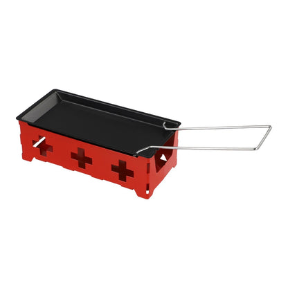 Wooden Handle Cheese Melting Tool for Safe Insulation