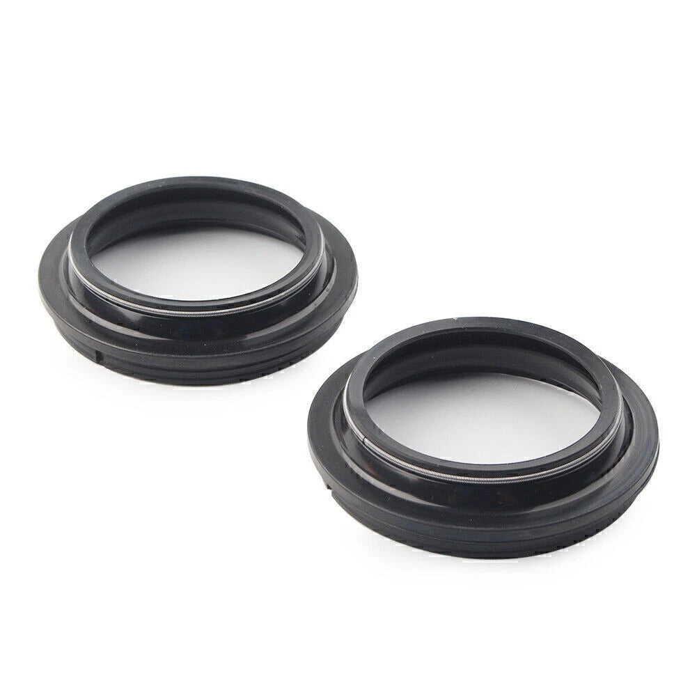 2X Front Fork Damper Shock Absorber Dust Seals for Motorcycle (41X54)