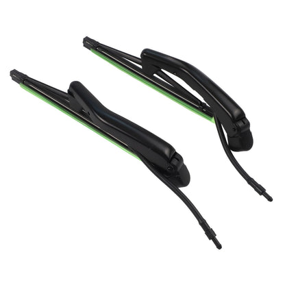 Headlight Wiper Set for Volvo S80 (1999–2006) Black Plastic 1 Pair