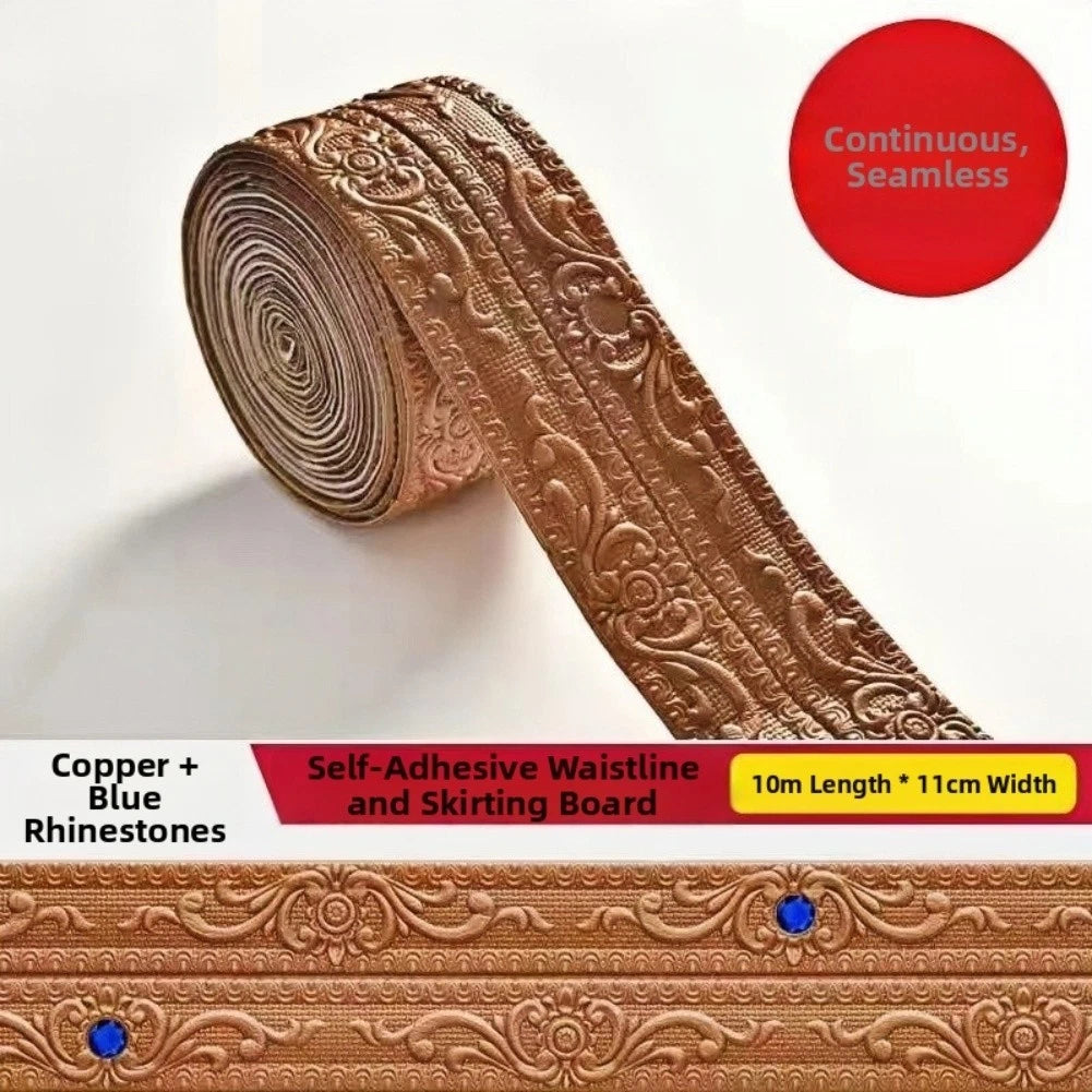 Decorative Wall Corner Protector PVC Strip 10 Meter for Home and Office