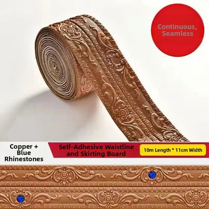Decorative Wall Corner Protector PVC Strip 10 Meter for Home and Office