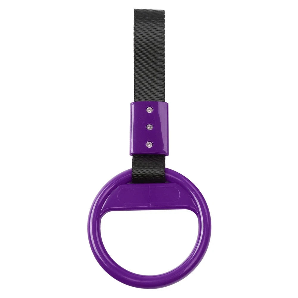 JDM Train Bus Handle Strap for Car Interior Styling (Purple)