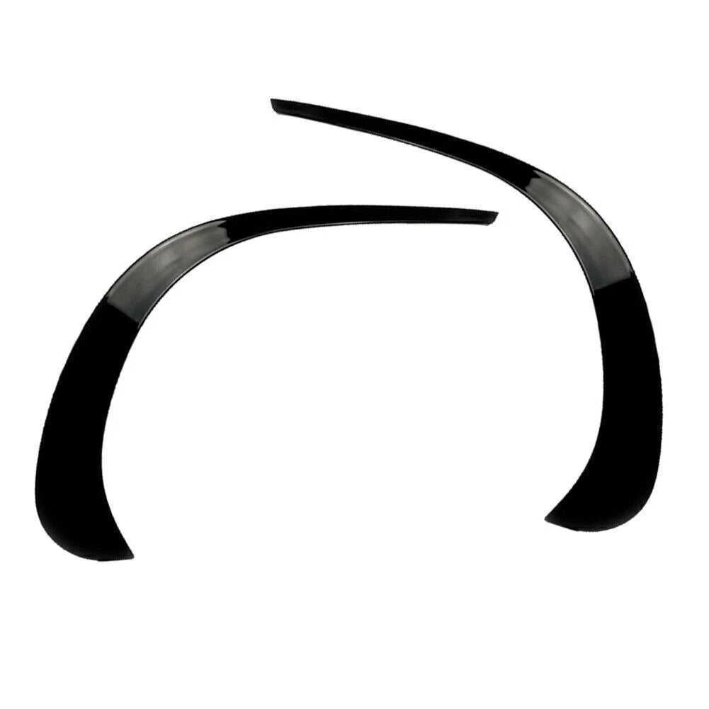 Gloss Black Front Bumper Spoiler Trim for Benz GLC X253 (2020–2021)