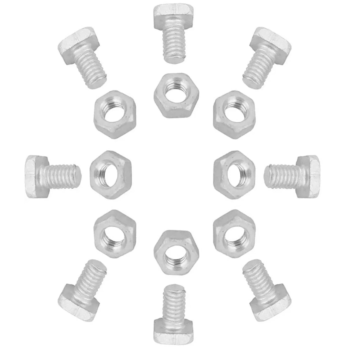 50Pcs Greenhouse Bolts & Nuts Tool Accessory Set 12mm