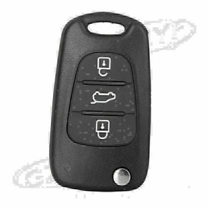 1x Remote Key Fob Case for KIA K2 K5 (S161B) Flip Key Shell