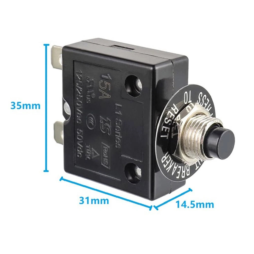 15A Manual Reset Circuit Breaker for L1 Series