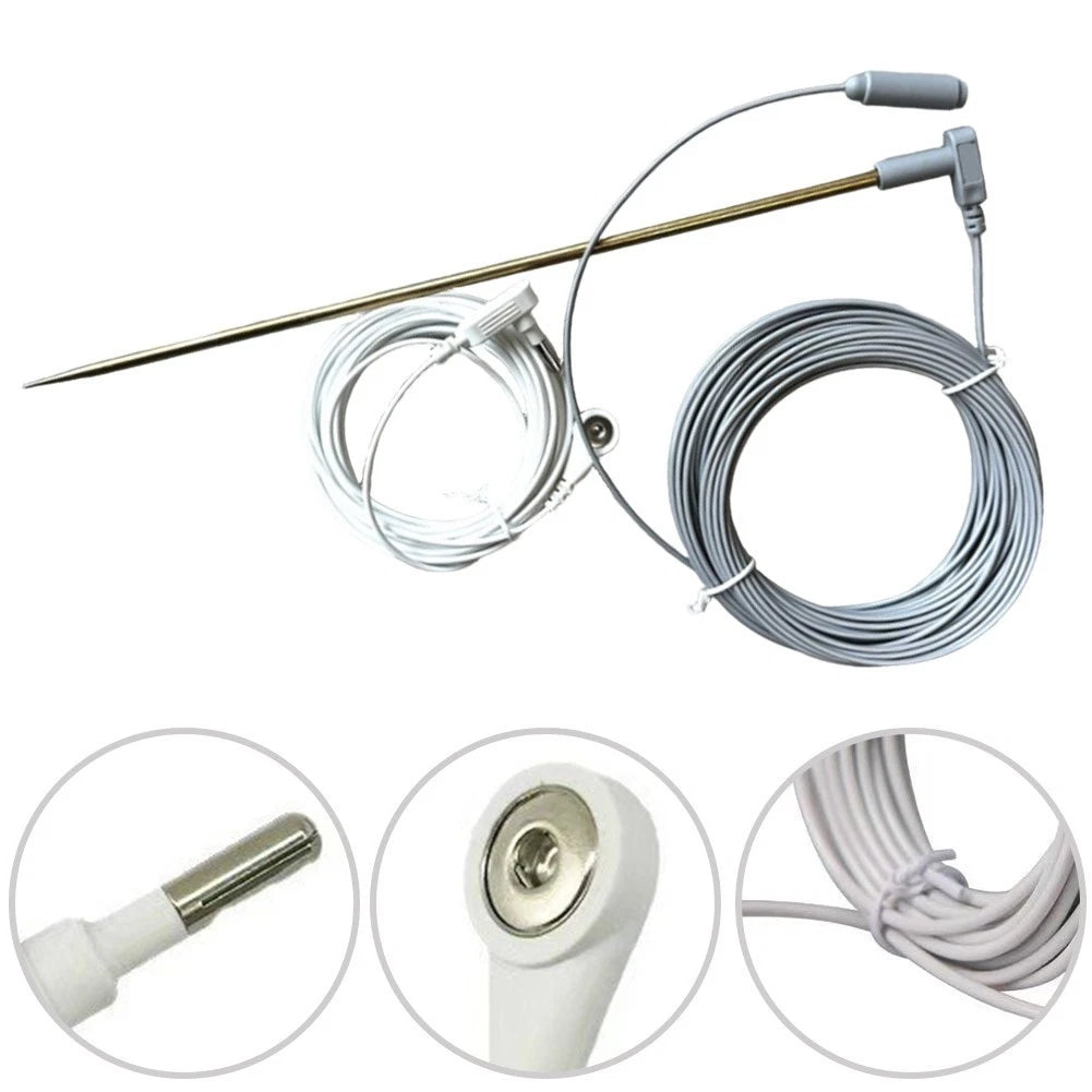 30cm Grounding Rod with 2 Ground Wires for Reliable Grounding Applications
