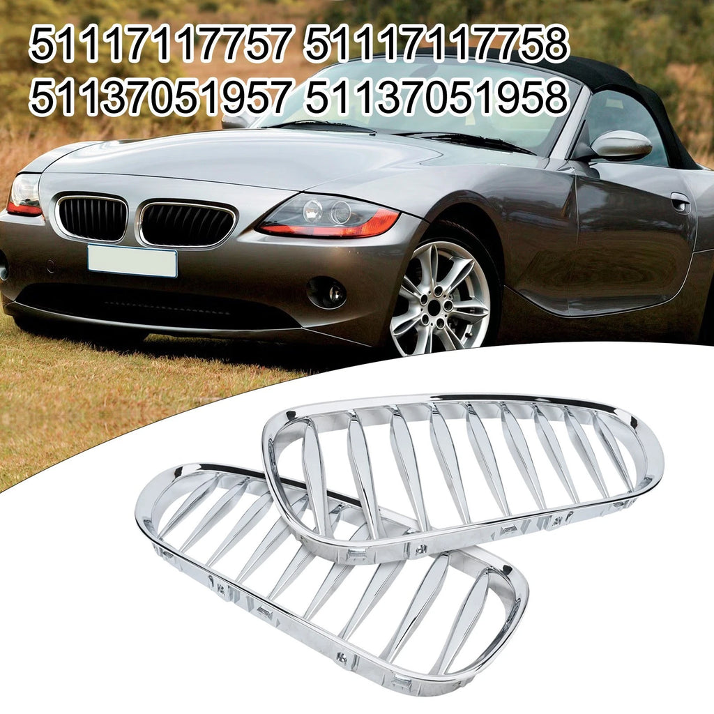 Silver Plating Front Grille for BMW Z4 E85 (2003–2008)