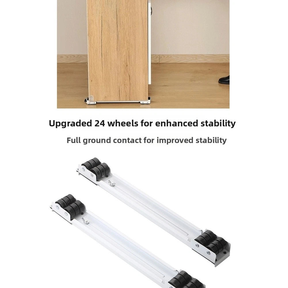 24 Wheel Mobile Dolly for Home Appliance Moving (Adjustable 45-72cm)