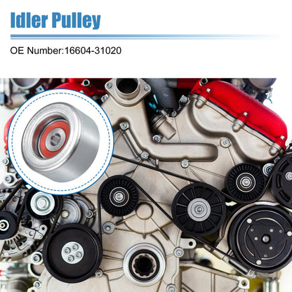 Idler Pulley Replacement for Lexus GS350 RC350 Toyota 4Runner RAV4 Tacoma (2004–2020)