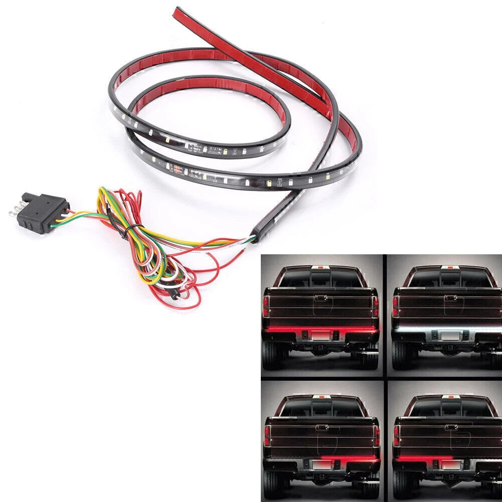 5-Function 48" LED Tailgate Brake Reverse Signal Light Strip for Universal Car