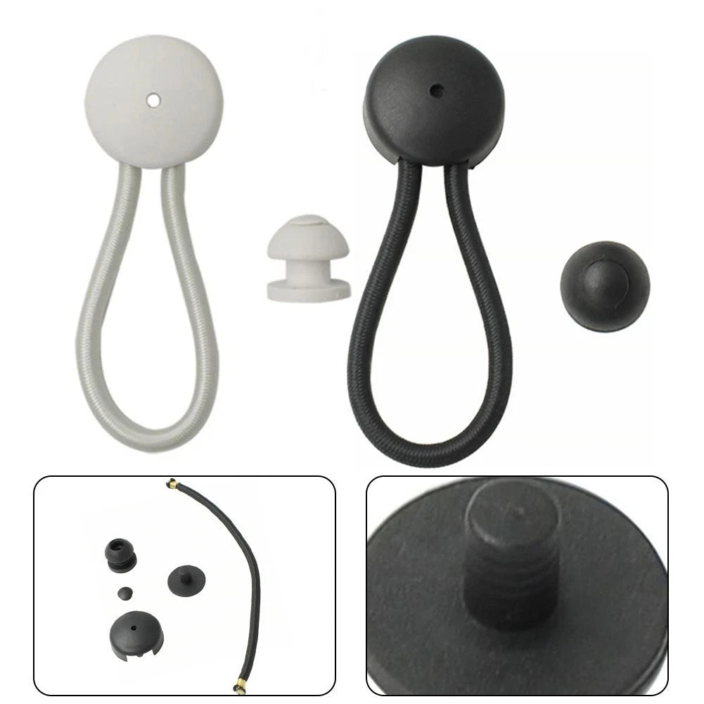 Bungee Cord Clip for Tent Accessories (Easy Installation, Nylon Rubber)