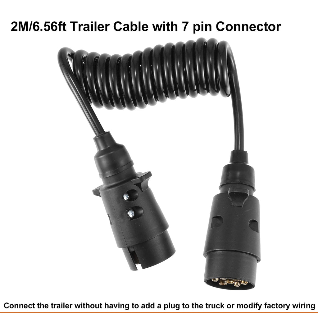 Trailer Light Board Extension Cable 7 Pin for RV Trailer (6.56 ft) (2000–2025)