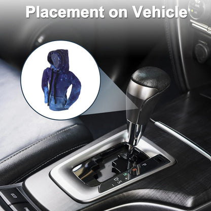 Gear Shift Knob Cover for Universal Car SUV Truck - Blue Gradient Starry Sky