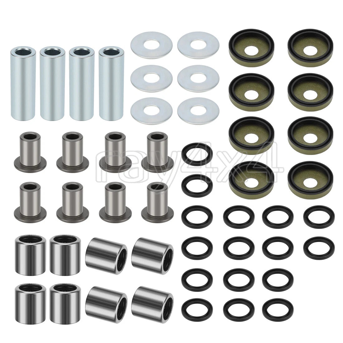 Front Upper Lower A-Arm Bushing Seal Kit for Suzuki Quadsport Z400 (2003–2014)