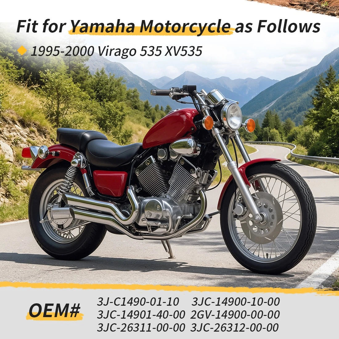 Carburetor & Throttle Cables Set for Yamaha XV535 Virago (1995–2000)