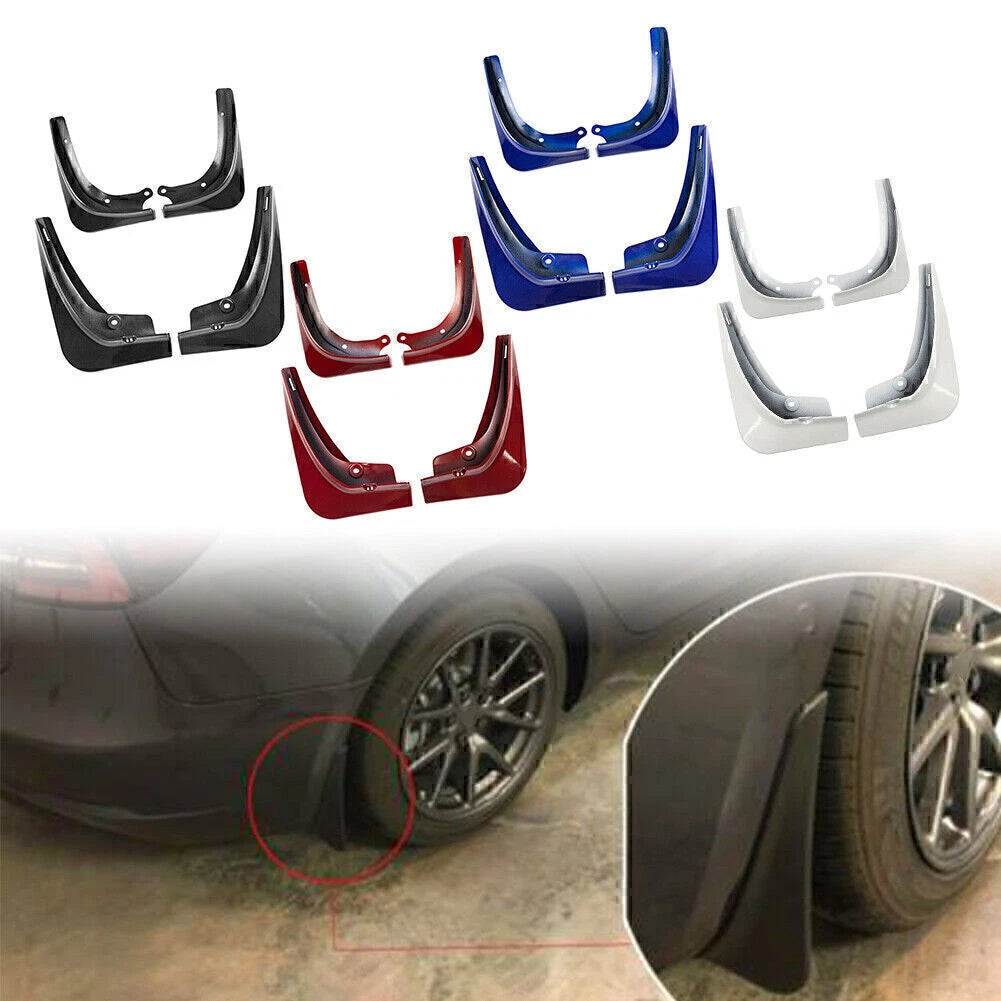 Mud Flaps for Tesla Model 3 (2017–2022) - Splash Guard Fender Mudguard