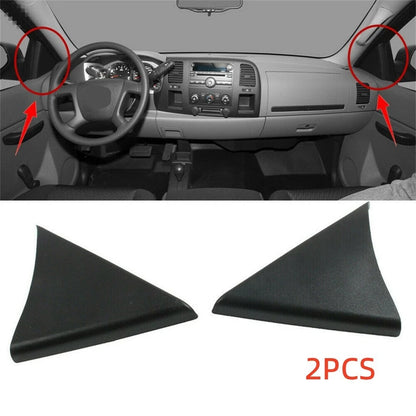 2X Front Door Upper Trim Panel for Chevrolet Silverado GMC Sierra