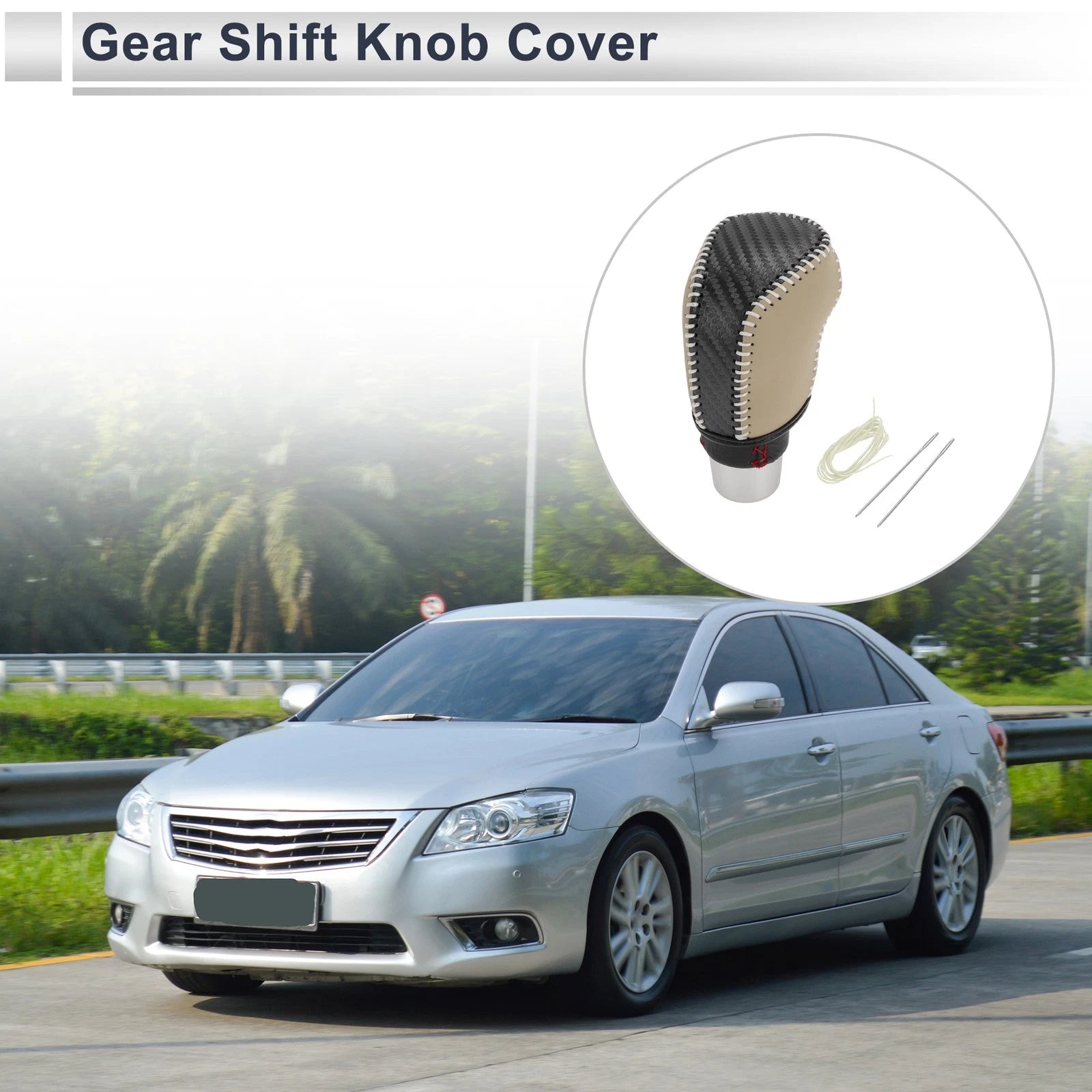 Gear Shift Knob Cover Replacement for Toyota Camry 2019–2022